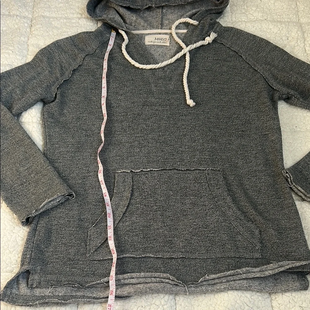 M4EO Gray Relaxed Comfy Hoodie - Picture 7 of 12